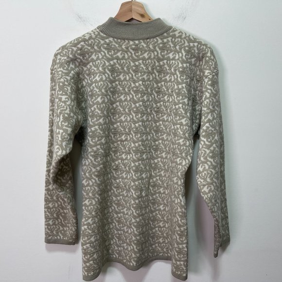 Crocodile Wool Blend Sweater sz M - Picture 8 of 14